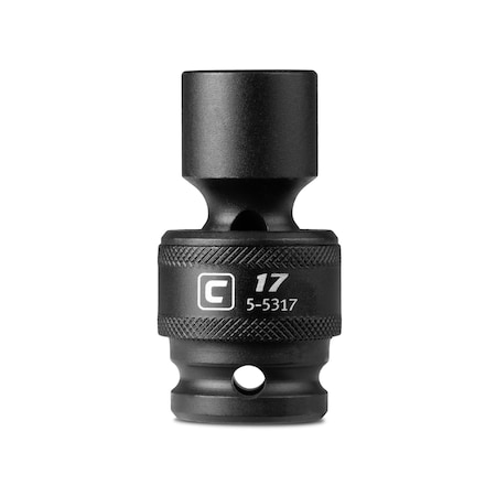 Capri Tools 1/2 in Drive 17 mm Universal Impact Socket 5-5317